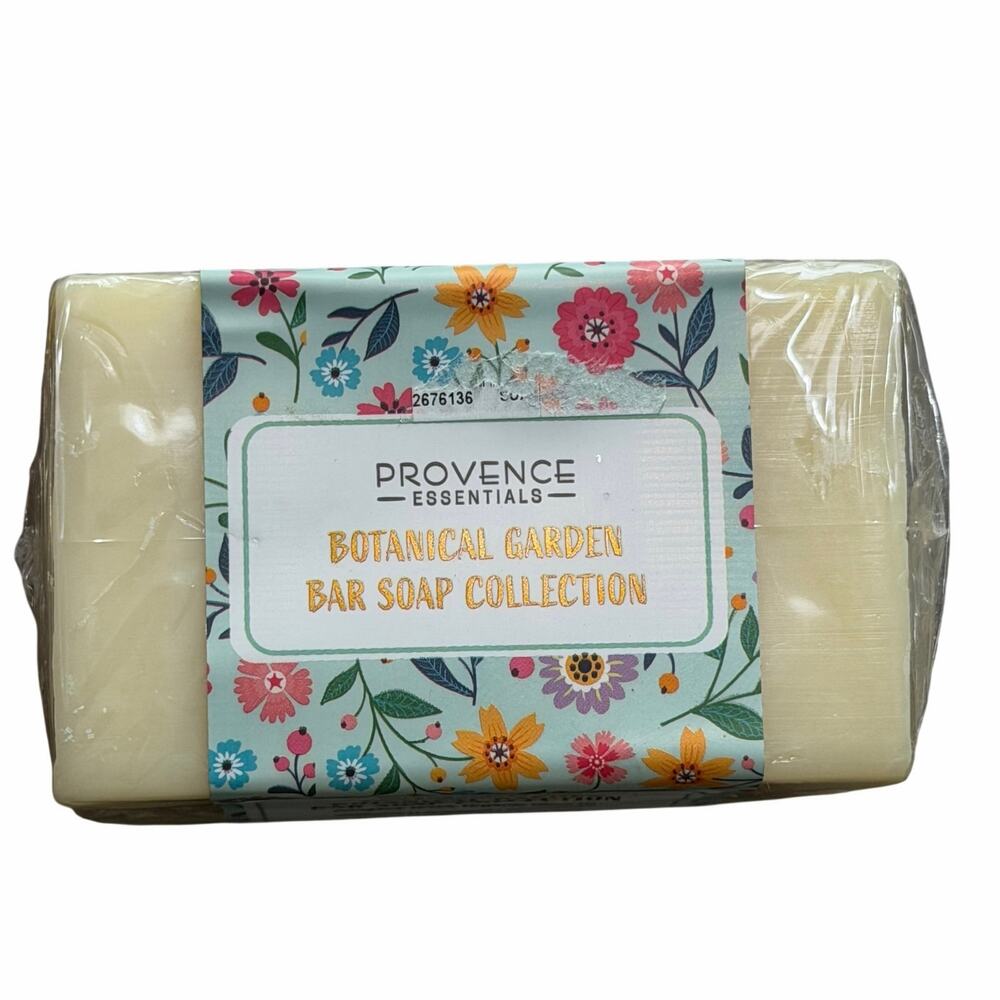 Provence Essentials Botanical Garden Bar Soap olive oil & aromatic botanicals.
